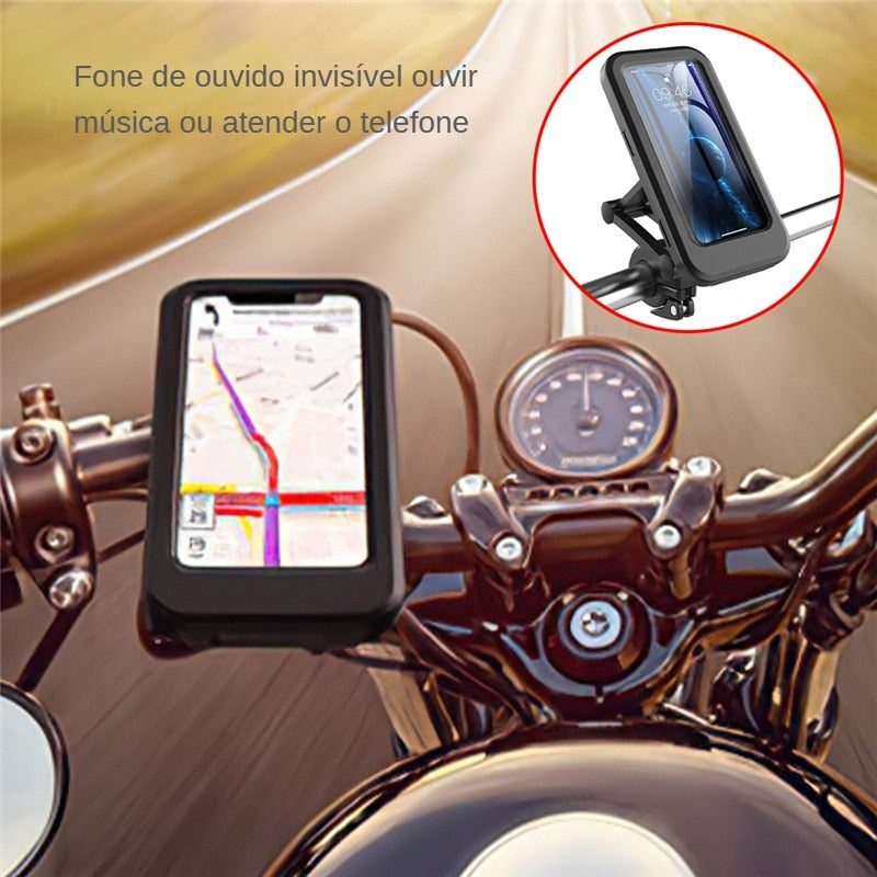 Suporte Celular para Moto e Bicicleta 360°